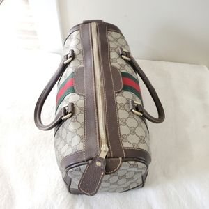 Gucci gg web boston bag